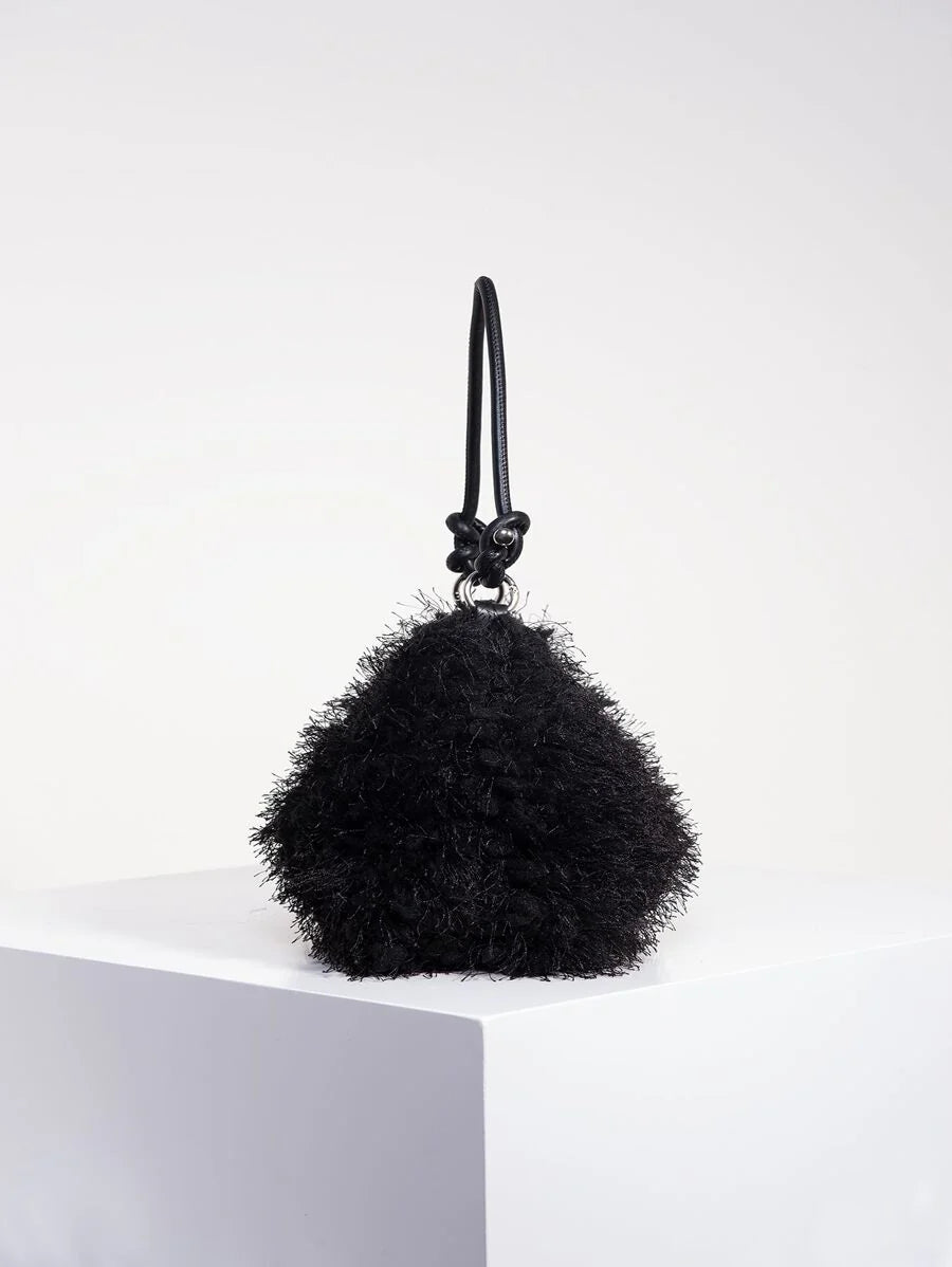 Random Pattern Shoulder Bag, Sequin Bag