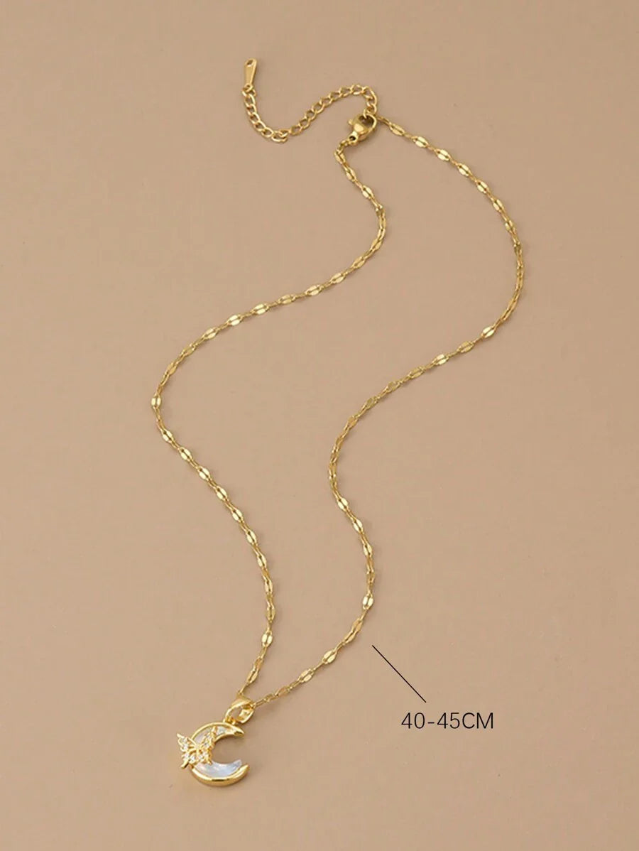 1pc Fashionable Starry Sky, Butterfly