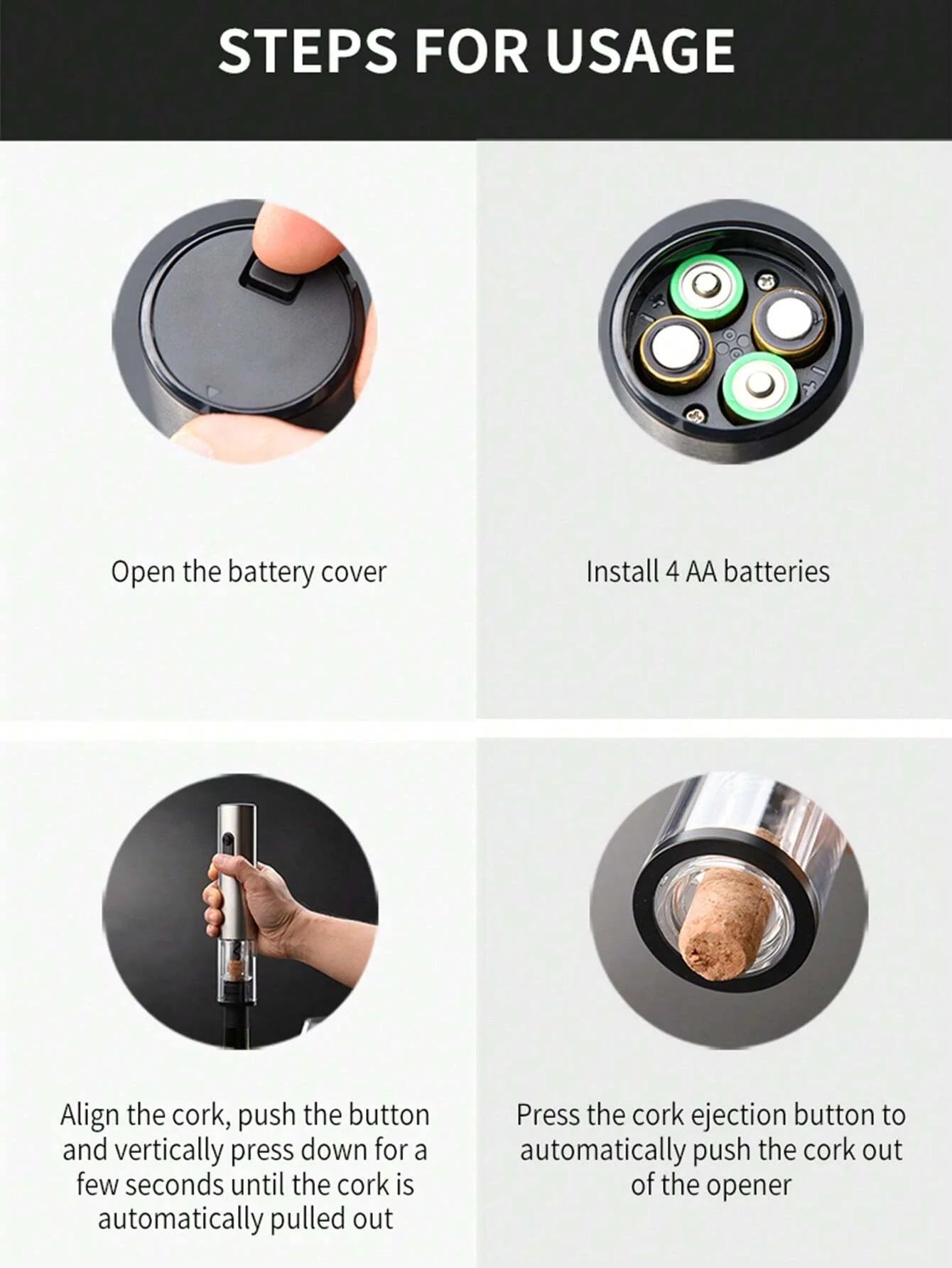CLITON Electric Wine Bottle Opener