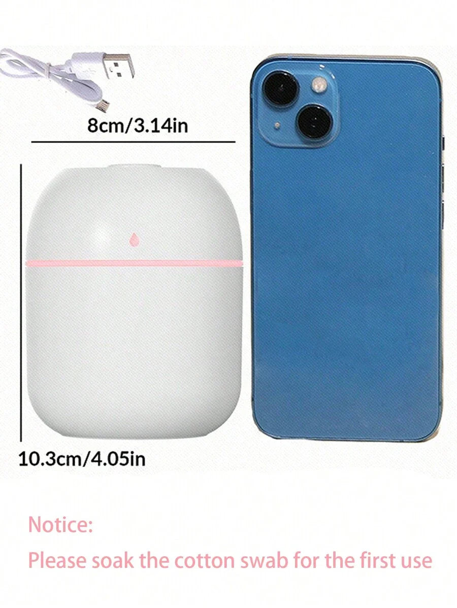 USB-powered 220ml Mini Droplet-Shaped Portable Air Humidifier & Essential Oil Diffuser