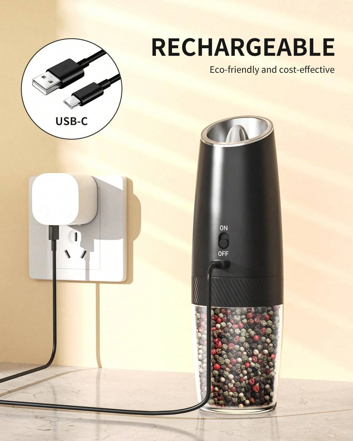 CLITON Gravity Electric Grinder Set