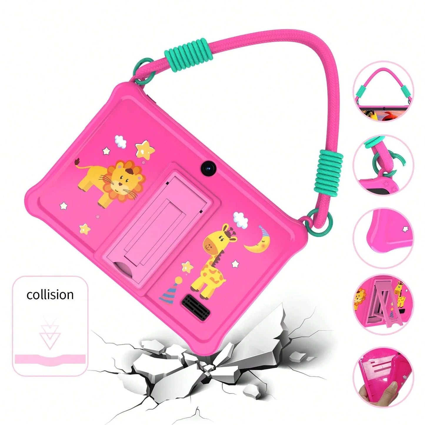 PRITOM 7-Inch Kids Android Tablet