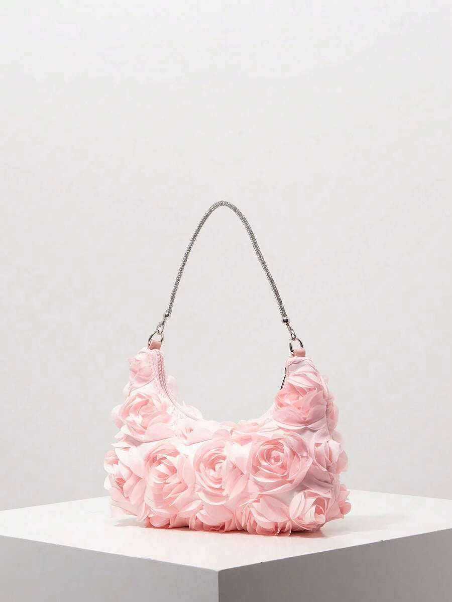 Random Pattern Shoulder Bag, Sequin Bag