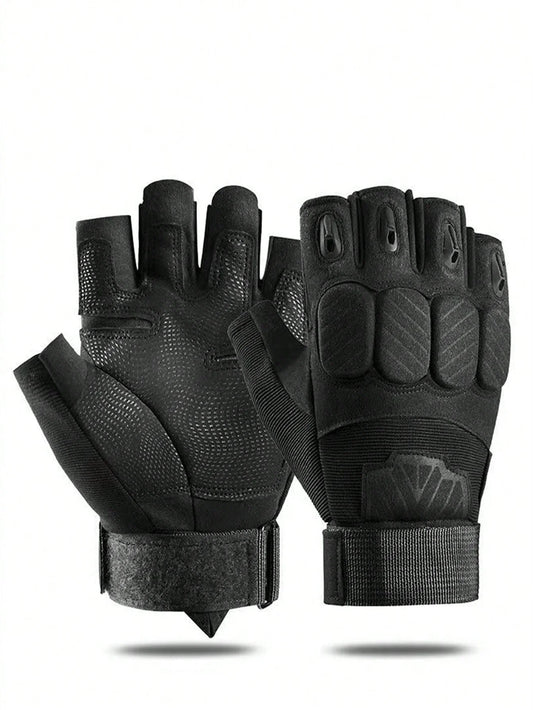 Sports Camo Half-Finger Gloves