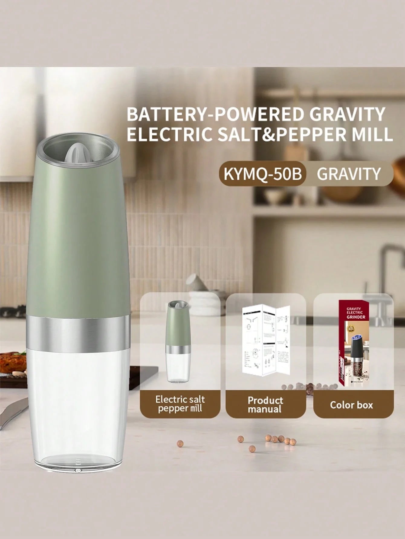 CLITON Gravity Electric Grinder Set
