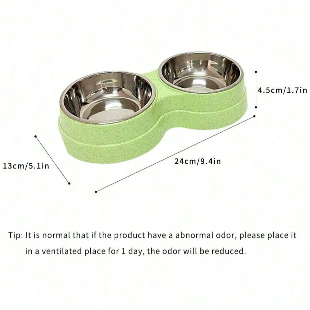 Stainless Steel Double Pet Bowls