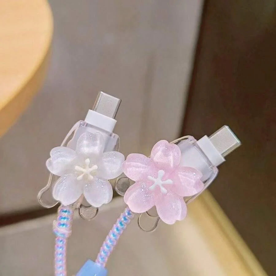 Minimalist Floral Charging Protector Case