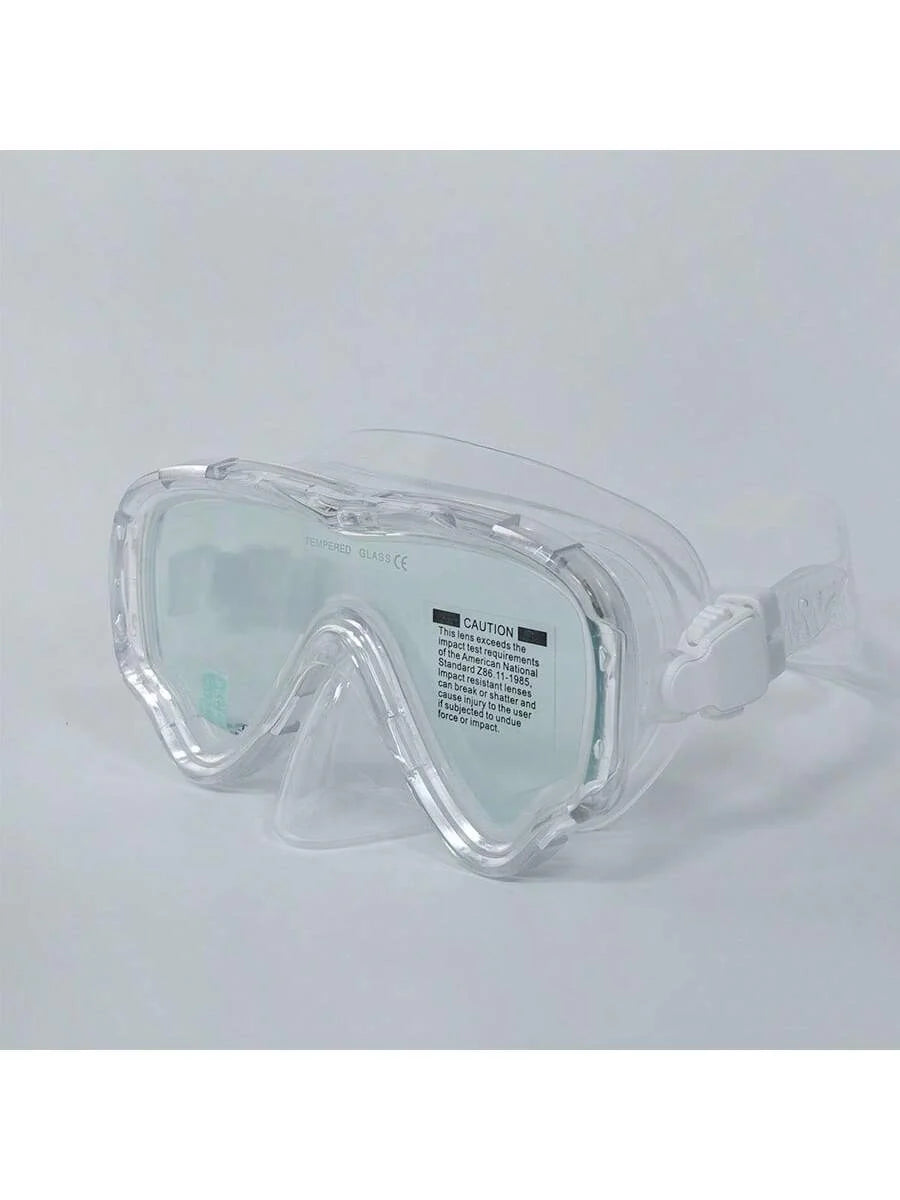 Adult Scuba Diving Mask, Tempered Glass One-Piece Mask