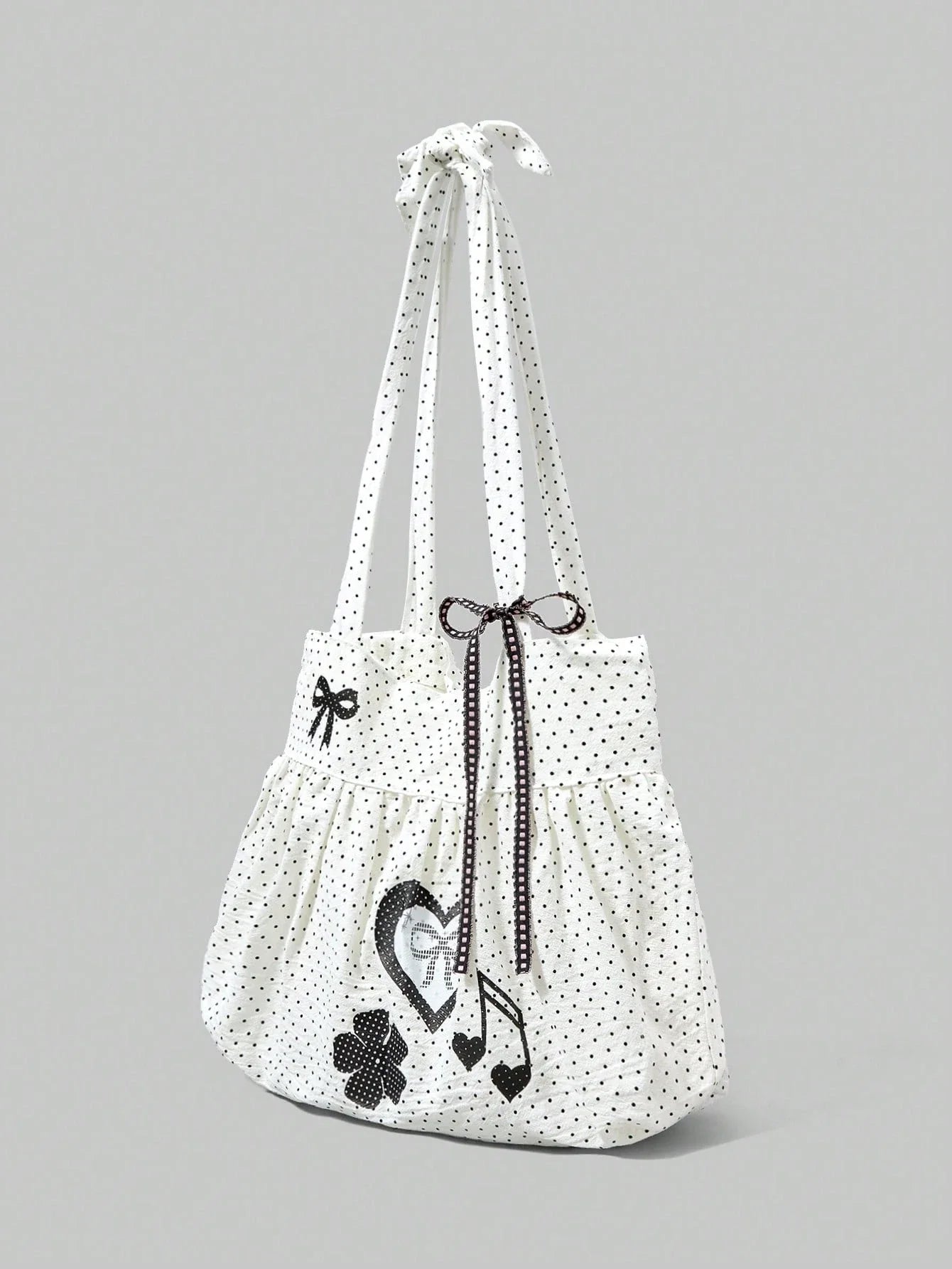 ROMWE Anime Vintage Crossbody Tote