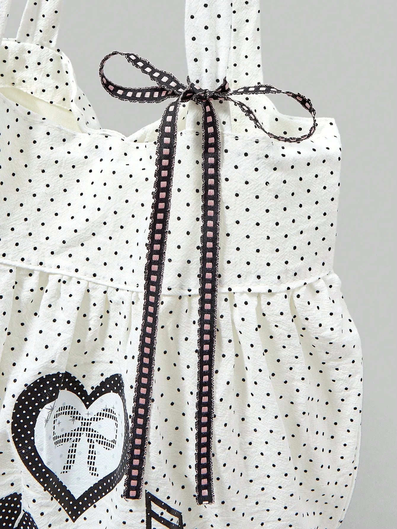 ROMWE Anime Vintage Crossbody Tote
