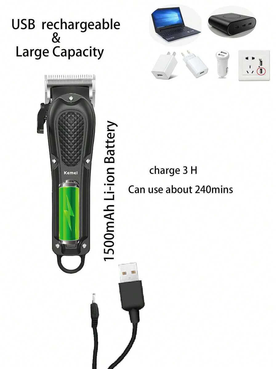 Kemei Brand KM-1071 Professional Hair Clipper For Men