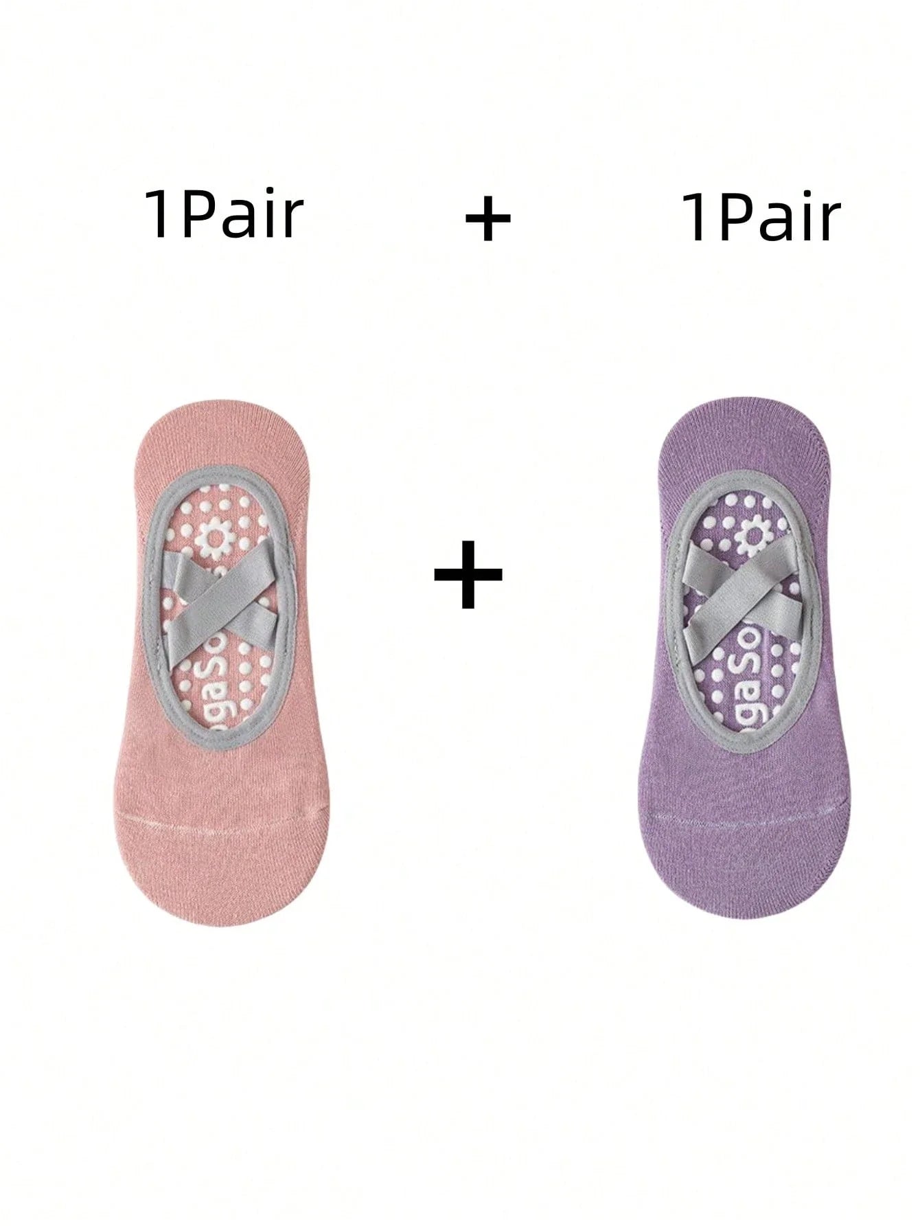 Non-Slip Pilates Yoga Socks Pair