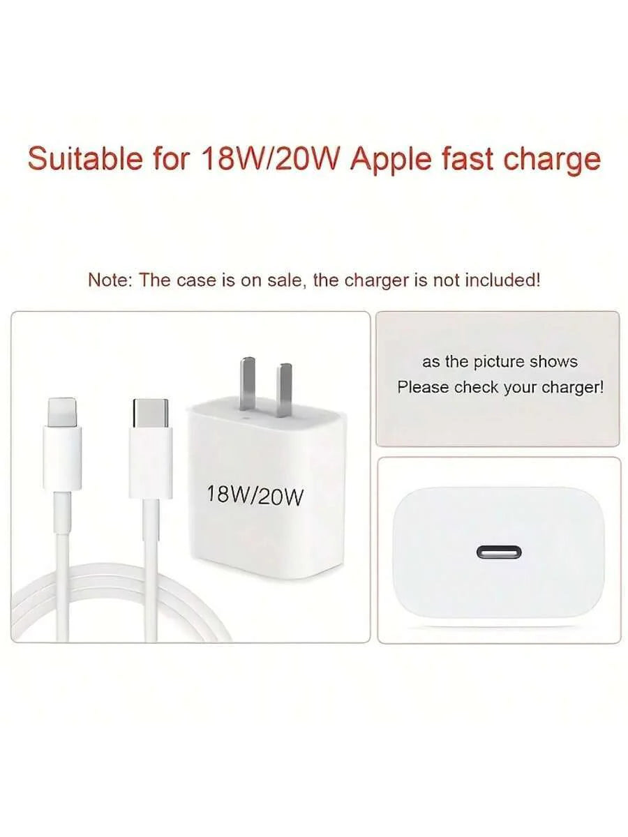 Minimalist Floral Charging Protector Case