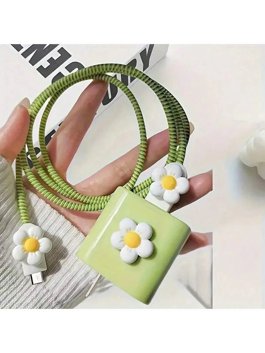Minimalist Floral Charging Protector Case