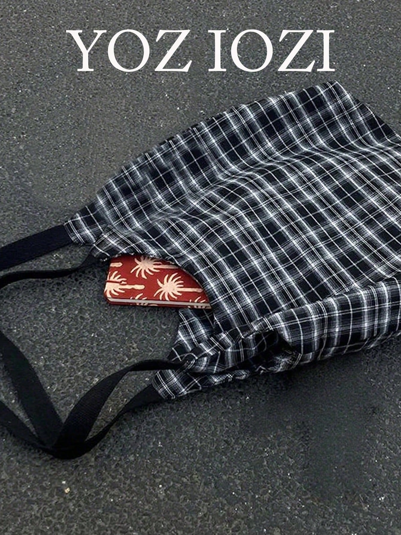 Polka Dot Heart Canvas Tote