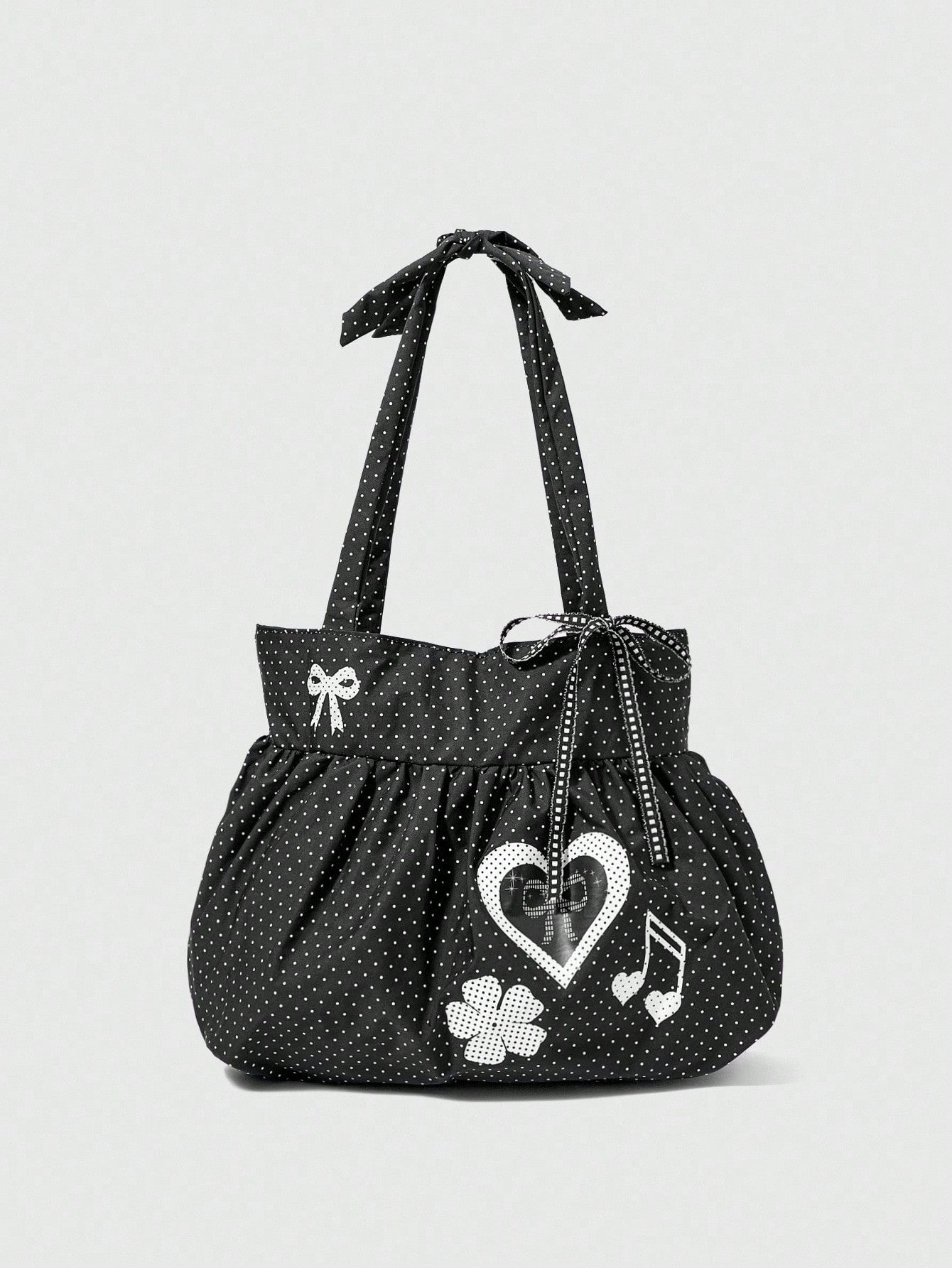 ROMWE Anime Vintage Crossbody Tote