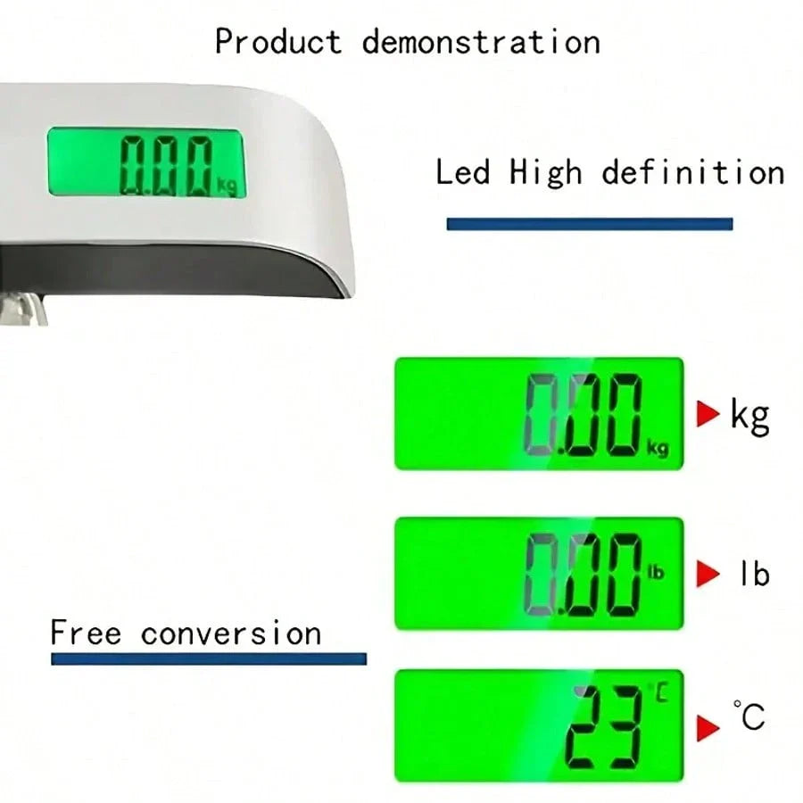 50kg Digital Luggage Hanging Scale