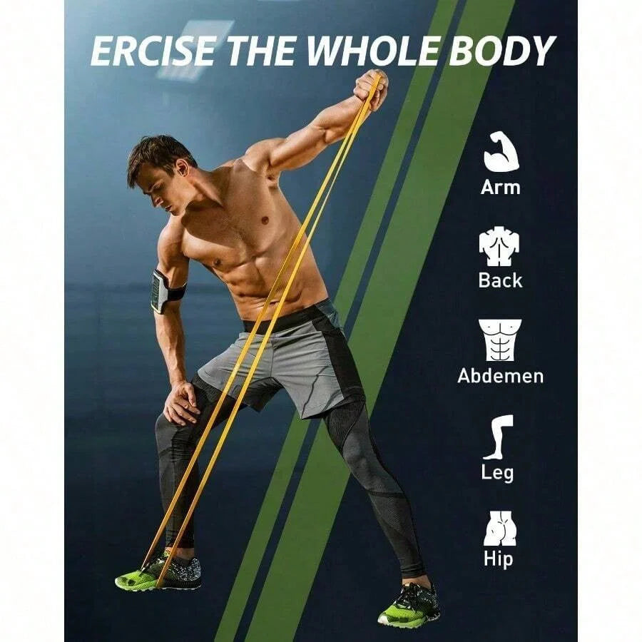5-Level Resistance Exercise Bands
