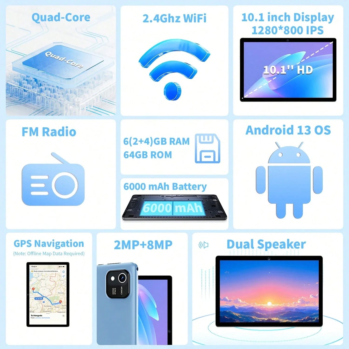 New 10-Inch Android Tablet