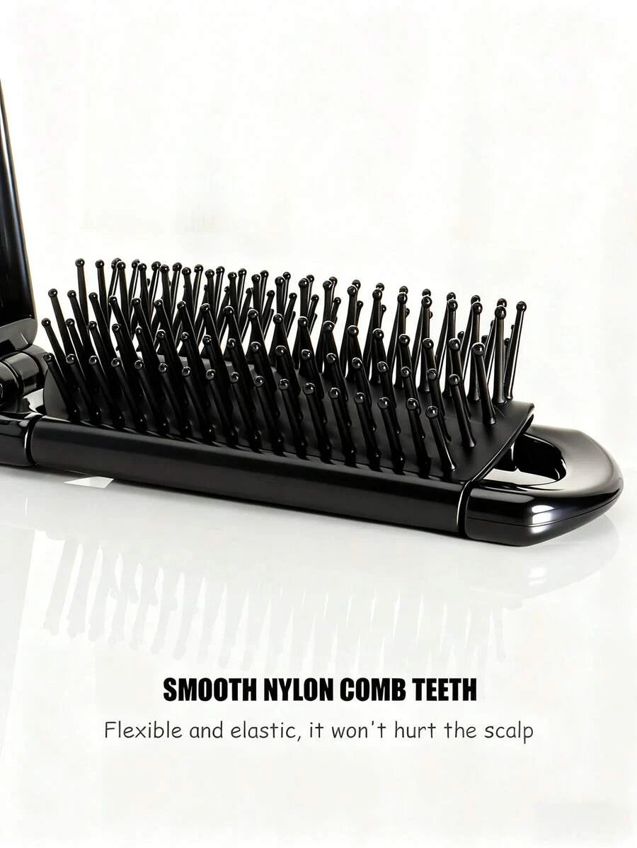 X Milania 1pc Foldable Comb - Cream Color