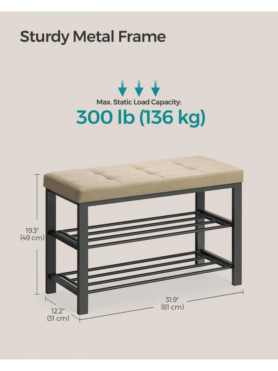 SONGMICS Shoe Bench