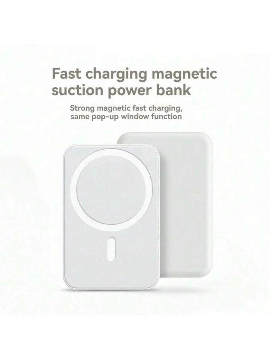 Magnetic Wireless Power Bank 5000mAh Qi2 Certified 15W Fast Charging