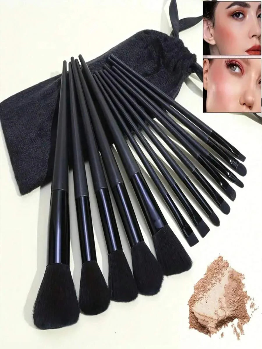 13pcs Professional Makeup Brush Set, Suitable For Foundation