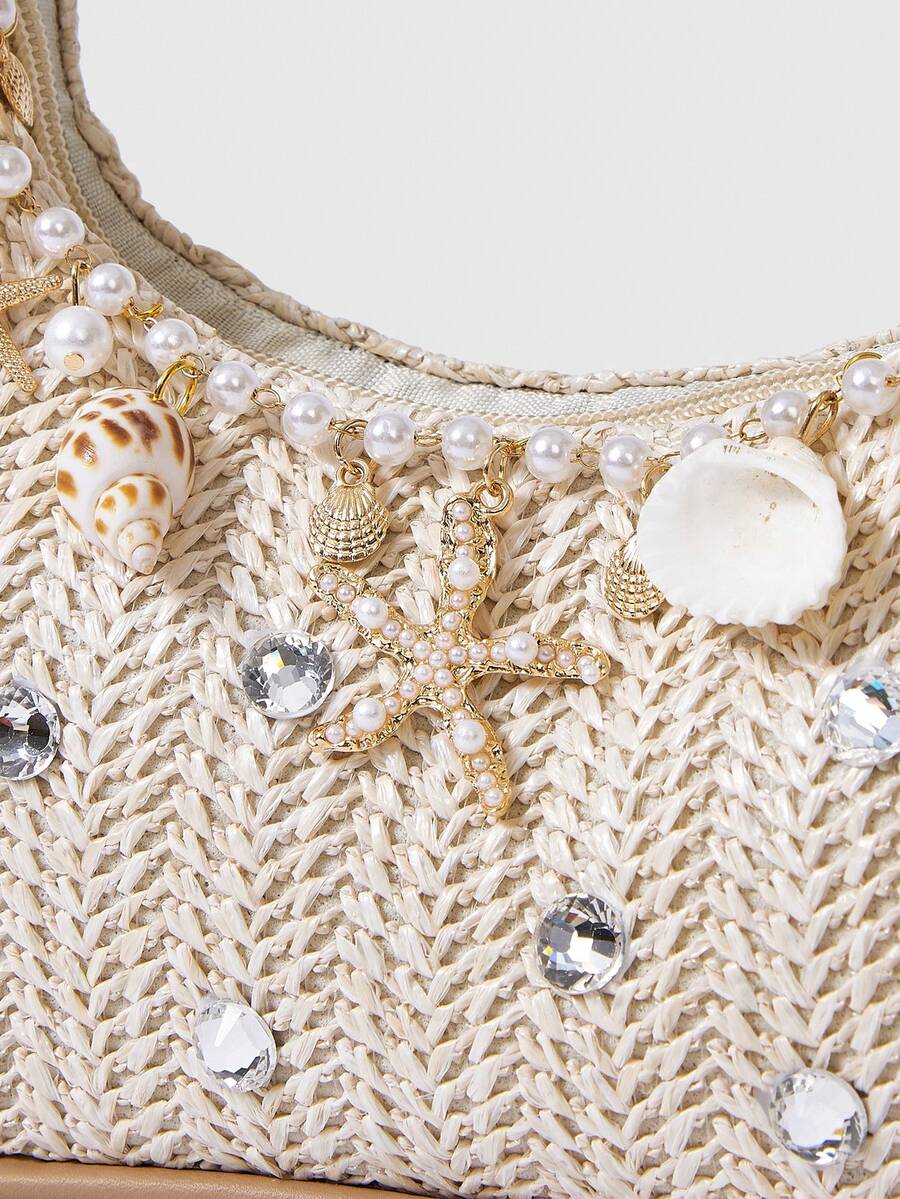Viva Strut Summer Seaside Vacation Straw Bag