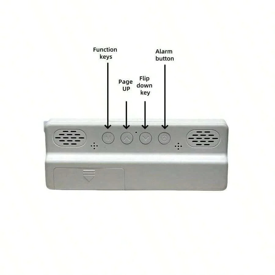 SOKANY 1pc Minimalist Mirror Alarm Clock