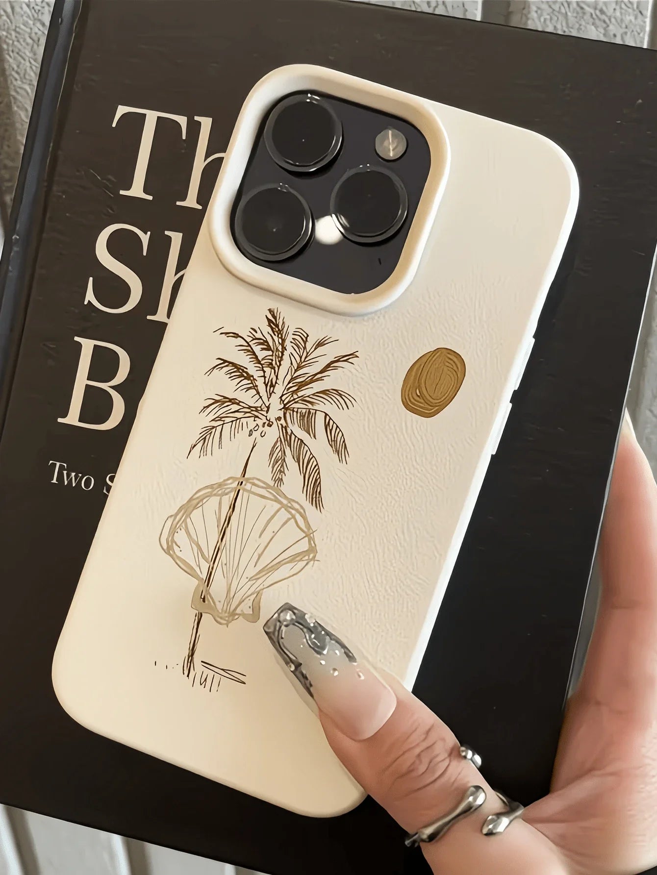 Iphone Pink White TPU Fashion Shockproof Mobile Cover