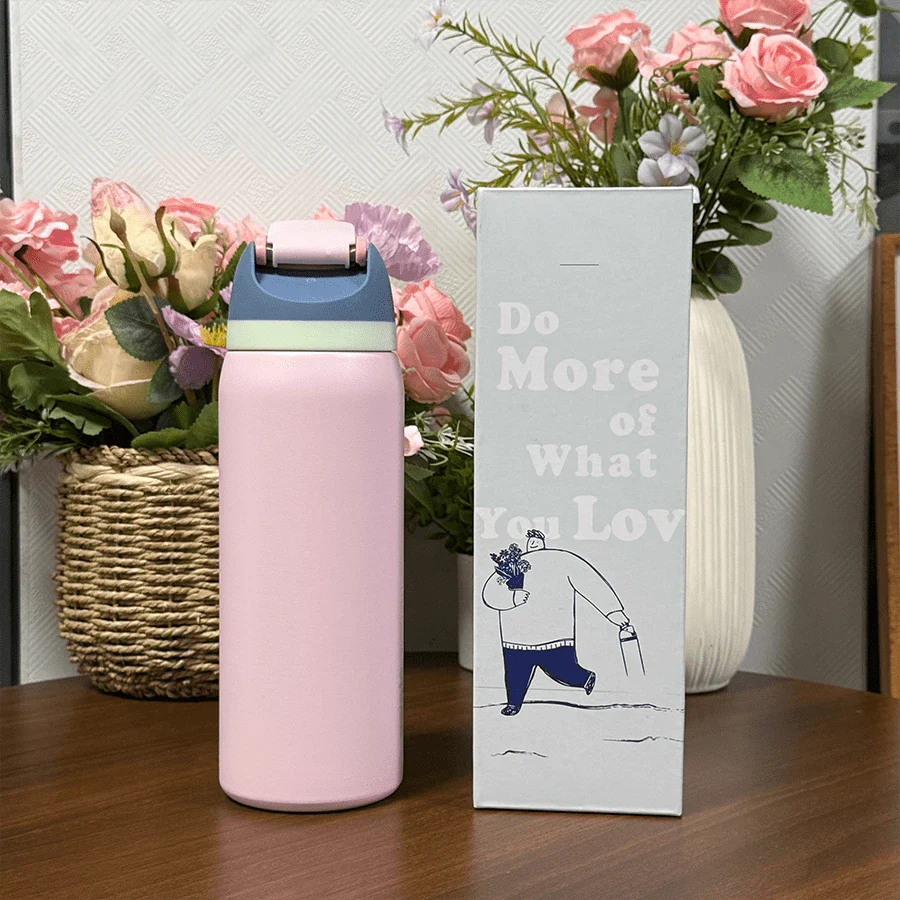 Owala Stainless Steel Water Bottle With Straw For Travel