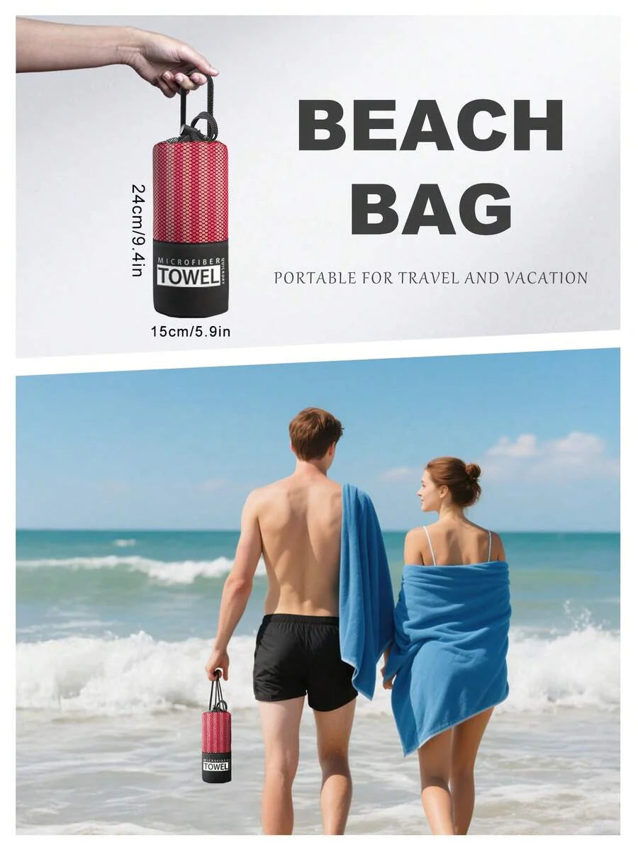 Printed Beach Towel, Summer Fruit Pattern Swimwear