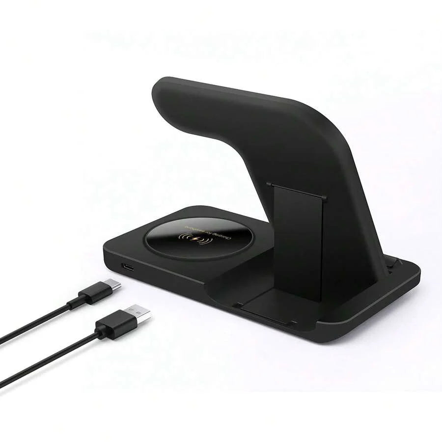 Wireless Charger Station For Multiple Devices Foldable