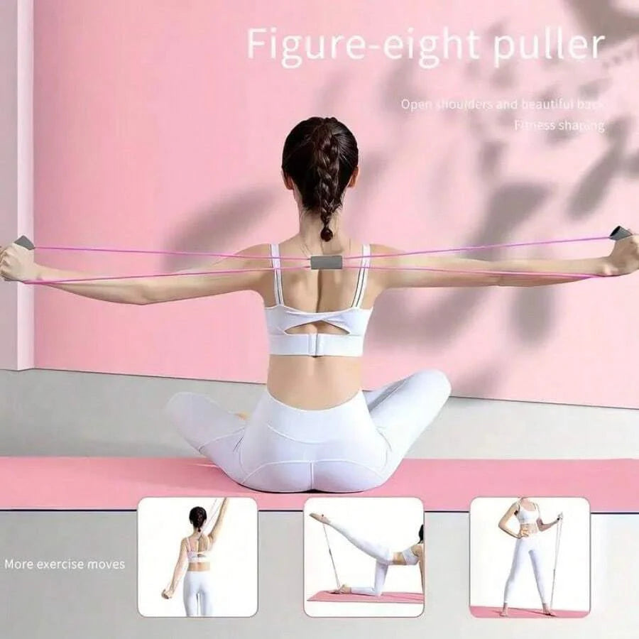 Yoga & Fitness Kit - Non-Slip 6mm Mat, Durable Resistance Tools