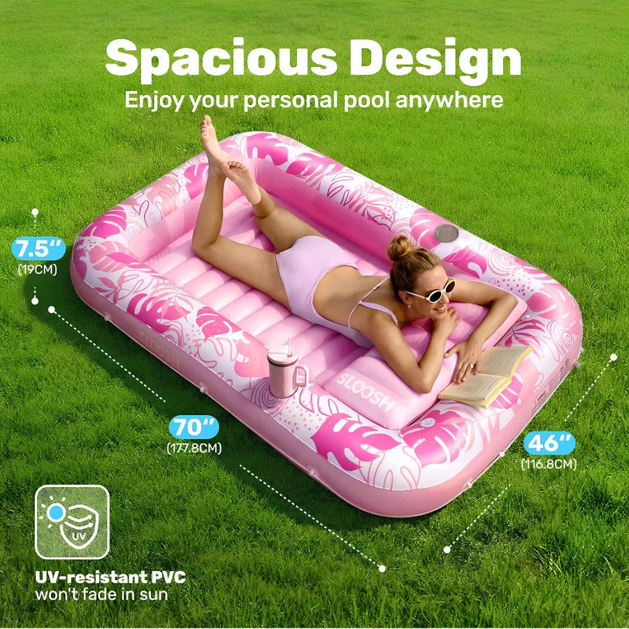 Water Hammock For Adults 4 In 1 Inflatable Pool Float