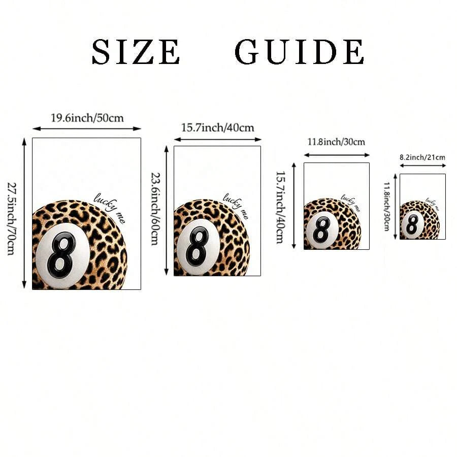 Leopard Cheetah Mural Decorative Canvas Painting Pink Fashion