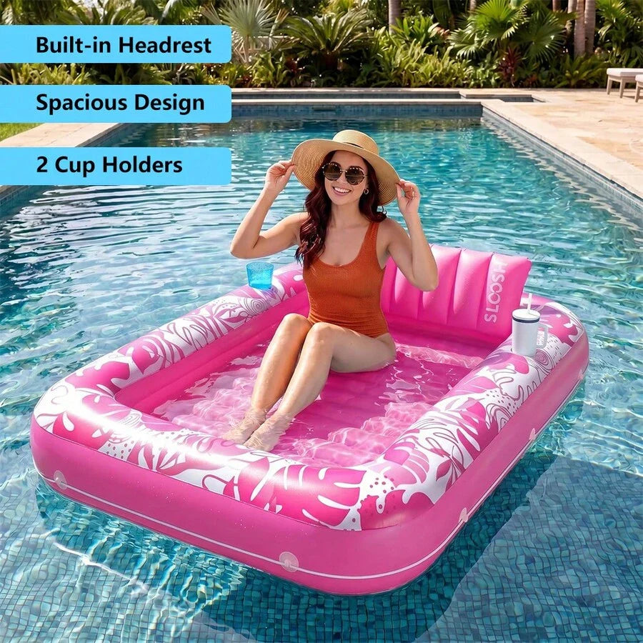 Water Hammock For Adults 4 In 1 Inflatable Pool Float