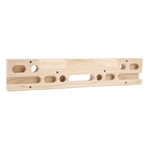 Rock Climbing Fingerboard, 19.7x3.9x1.2in Wooden Hand Grip Strengthener Professional Forearm Exerciser Climbing Training Hangboard Fingerboard