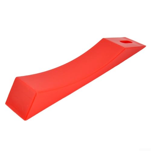 Silicone Deadlift Wedge Blocks 2 Pcs for Weight Lifting and Powerlifting, Non-Slip Barbell Plate Loading Pads, Lightweight Material for Easy Plate Changes(Red) - size: Red