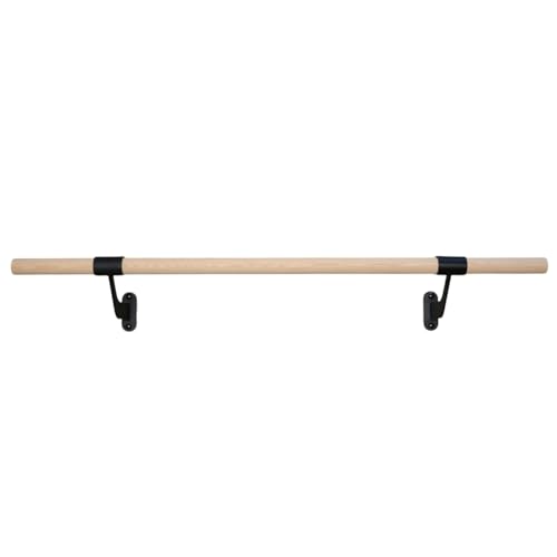 Wall-Mounted Ballet Barre for Home Dance, Exercise, Fitness, Stretching - Made in USA - size: 6 ft
