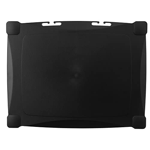 Kantek Two-Level Monitor Stand, 17" X 13.25" X 3.5" To 7", Black, Supports 50 Lbs - style: Two Level with Drawer
