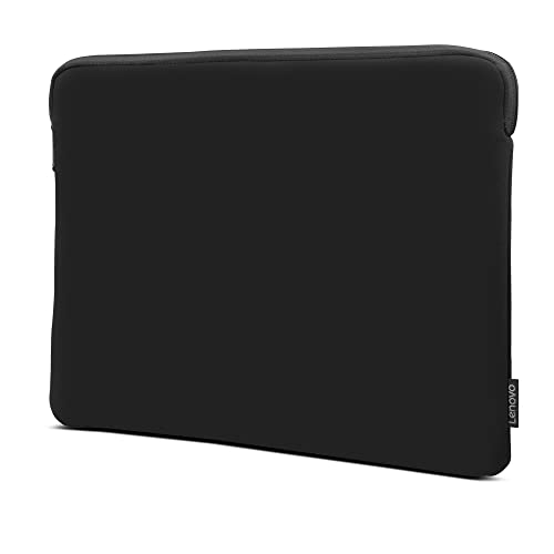 Lenovo Basic Laptop Sleeve 15.6 Inch Notebook/Tablet Compatible with MacBook Air/Pro Neoprene Material - Soft Fleece Lining - Zippered Top Opening - Black - size: 15.6 inch