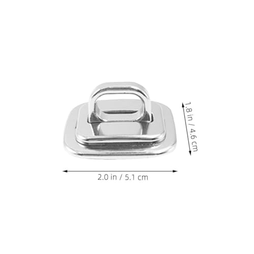 4pcs Zinc Alloy Laptop Security Anchor Base Plate for Keyed Cable Locks, Universal Compatibility with External Security Lock, for Study and Travel