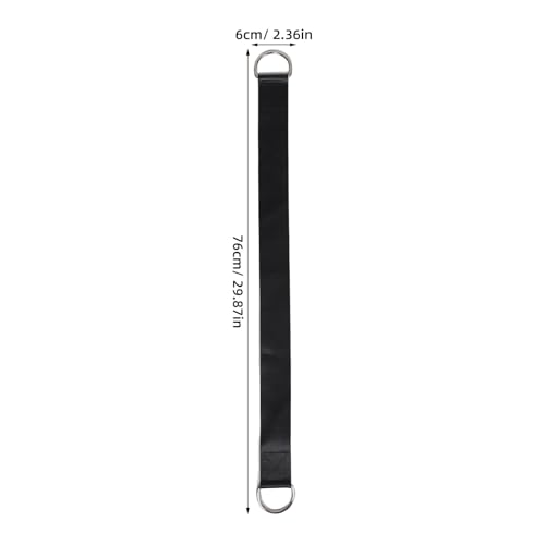 YARNOW 2pcs Weight Plate Loading Strap for Dip Belt - Barbell Pullups Dumbbell Plate Pin Loading Strap for Strength Training Forearm Wrist Exerciser Strengthener 30 Inch
