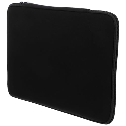 Homoyoyo Shockproof 13-inch Laptop Sleeve and Tablet Handbag for Office Use, Washable Neoprene Inner Bag Compatible with Apple Tablet, Black Protective Laptop Case