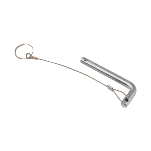 Weight Stack Pin with Pull Rope Portable Heavy Duty L Shaped Handle Weight Loading Pin for Fitness Device Accessories - size: 10mmx65mm