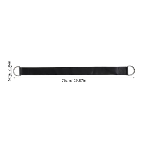 Dumbbell and Barbell Loading Straps with Reliable Attachment 2pcs with Nylon Material Black Color, Sturdy Weightlifting for Weight Plates Designed for Commercial Fitness and