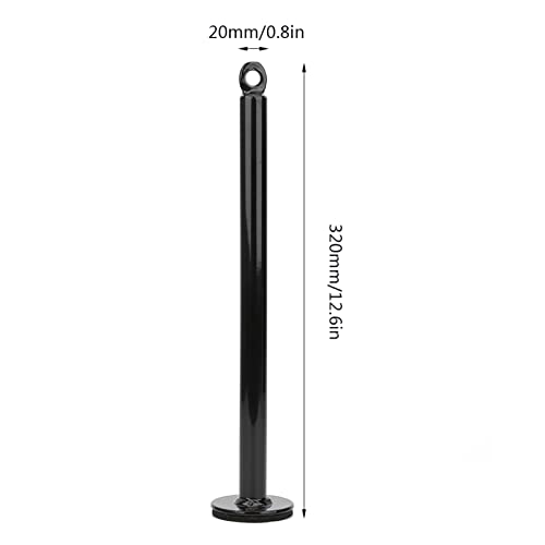 Buachois Weight Loading Pin, Barbell Plates Loading Pin Fit Standard Weight Plates for Cable Pulley System LAT Pulldown Home Gym Strength Training (20mmX320mm)