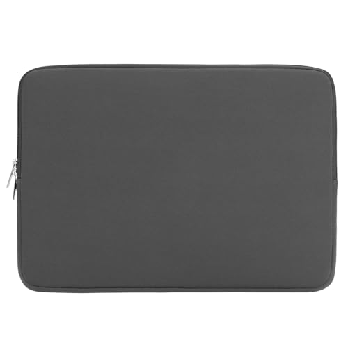 RAINYEAR 13.3 Inch Laptop Sleeve Case Padded Carrying Bag, Gray | Slim Protective Soft Zipper Computer Cover for 13.3 Inch Notebook Computer Chromebook 14 inch MacBook Pro/Max M1 M2 M3 M4 M5 - color: Gray, size: 13"-13.3"