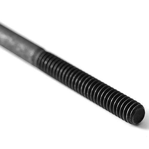 Socket Head Cap Screw, 1/4-20 x 4, Alloy Steel, Black Oxide, Hex Socket Coarse Thread, 1/4 inch Hexagonal Allen Bolt, Length: 4 inch, Full Thread (Quantity: 10) - size: 4